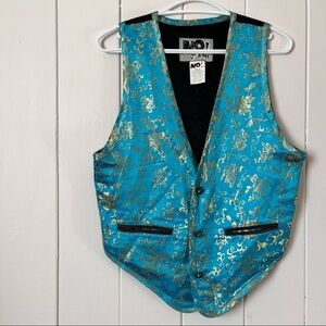 NO! Jeans. 80's Patterned Vest. Size Small.